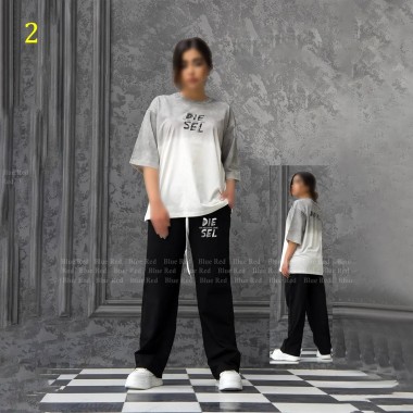 تیشرت شلوار زنانه 35031 2