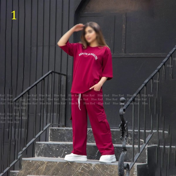تیشرت شلوار زنانه 08668