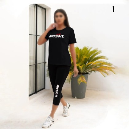 تیشرت شلوارک Just Do It زنانه مدل اسپرت لند