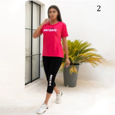 تیشرت شلوارک Just Do It زنانه مدل اسپرت لند 2