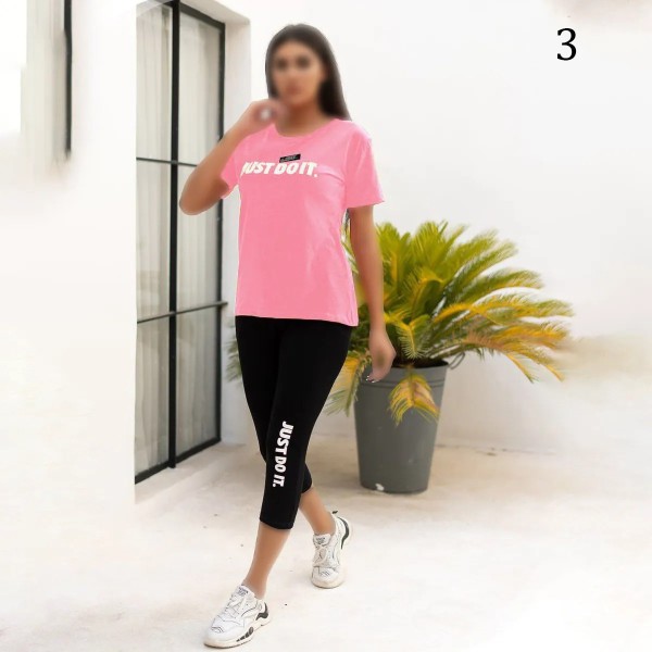 تیشرت شلوارک Just Do It زنانه مدل اسپرت لند