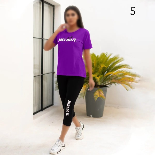 تیشرت شلوارک Just Do It زنانه مدل اسپرت لند