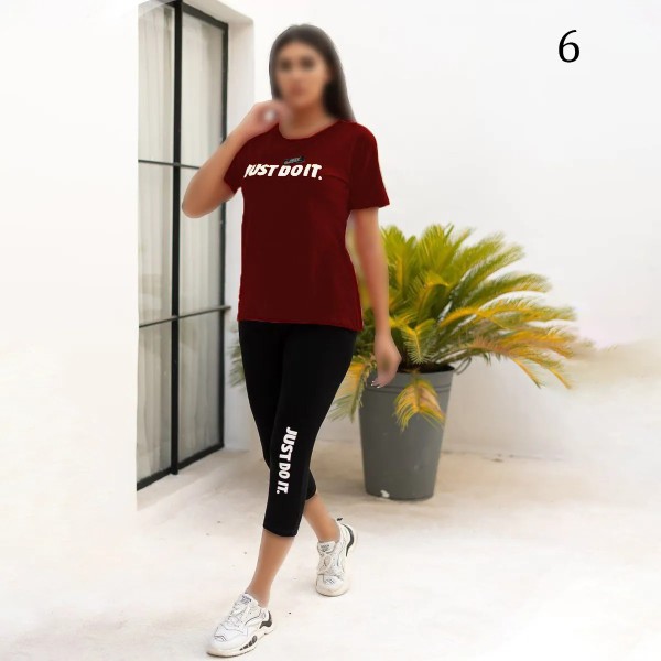 تیشرت شلوارک Just Do It زنانه مدل اسپرت لند
