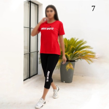 تیشرت شلوارک Just Do It زنانه مدل اسپرت لند