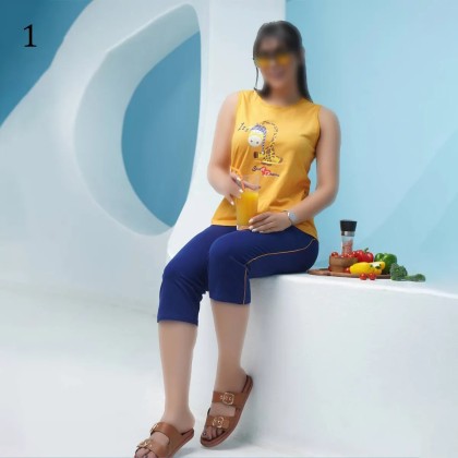 تاپ شلوارک راسته برمودا زنانه 91234