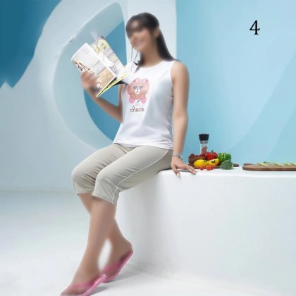 تاپ شلوارک راسته برمودا زنانه 91234