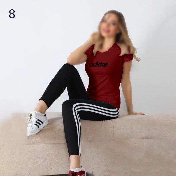 ست دوتیکه تیشرت شلوار زنانه 2203