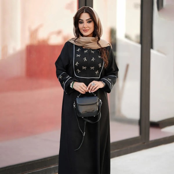 پیراهن گلدوزی شانتون زنانه 30269
