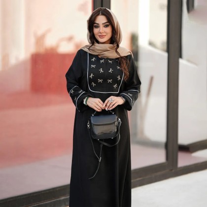 پیراهن گلدوزی شانتون زنانه 30269