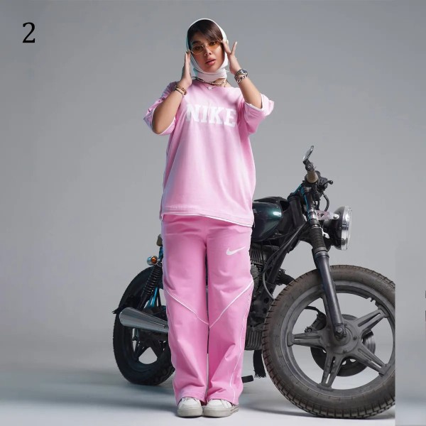 ست تیشرت و شلوار اسلش 65561