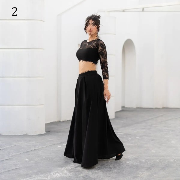 ماکسی نیم تنه و دامن زنانه 1333