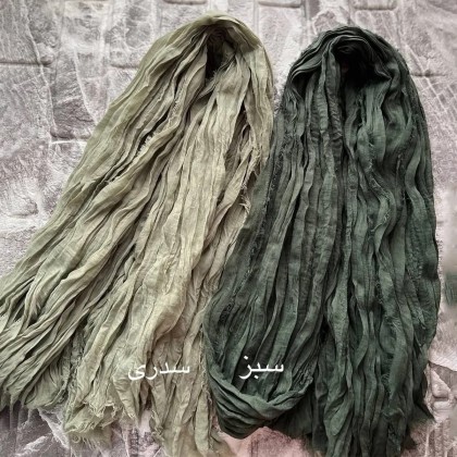 شال چروک دور ریش خنک زنانه 49436
