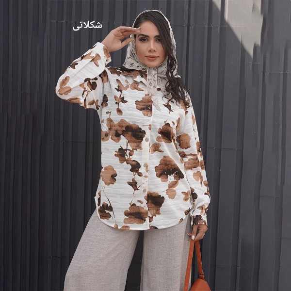شومیز مانتویی زنانه 74118
