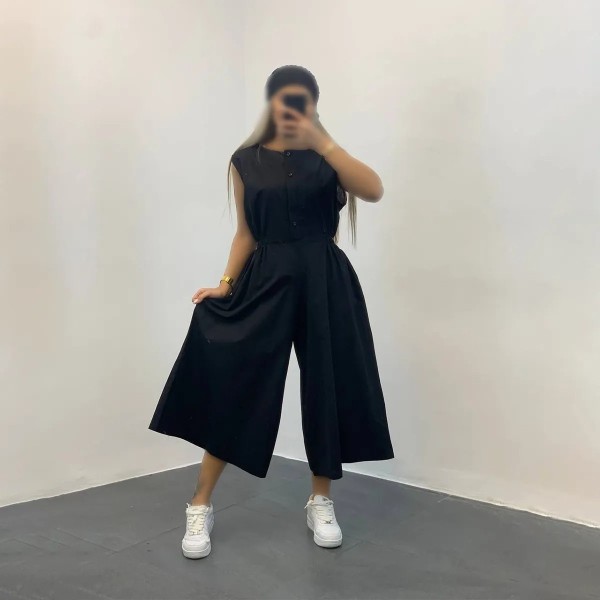 سرهمی شلواری لنین زنانه 95472