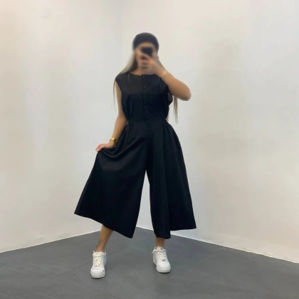 سرهمی شلواری لنین زنانه 95472