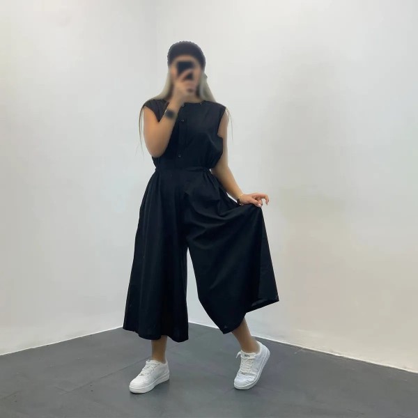 سرهمی شلواری لنین زنانه 95472