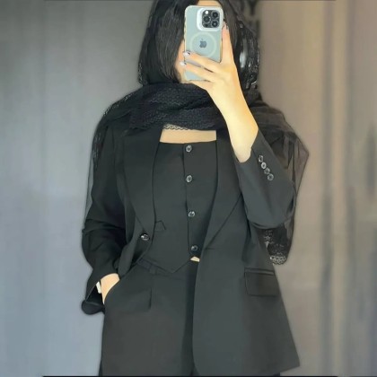 ست سه تیکه محرمی زنانه 31542