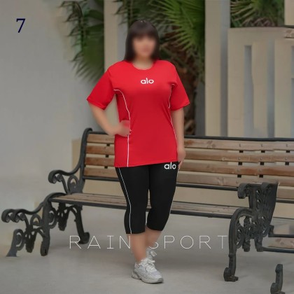 ست تیشرت شلوارک سایز بزرگ زنانه 4131