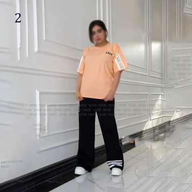 تیشرت شلوار زنانه 86004 2