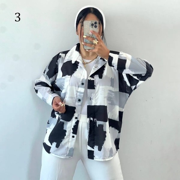شومیز آبرنگی زنانه 13721