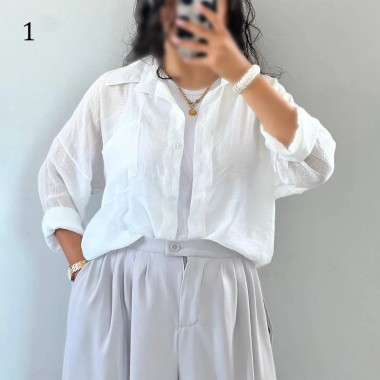 شومیز نخی زنانه 39975