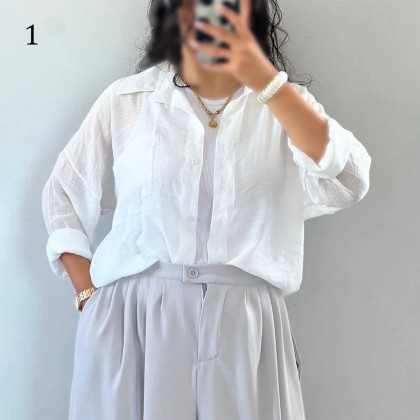 شومیز نخی زنانه 39975