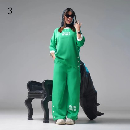 ست تیشرت و شلوار زنانه 59186