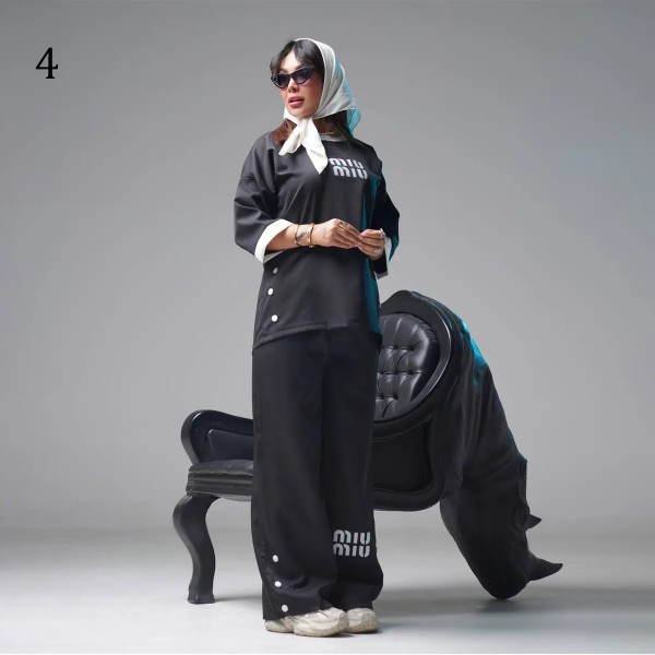 ست تیشرت و شلوار زنانه 59186