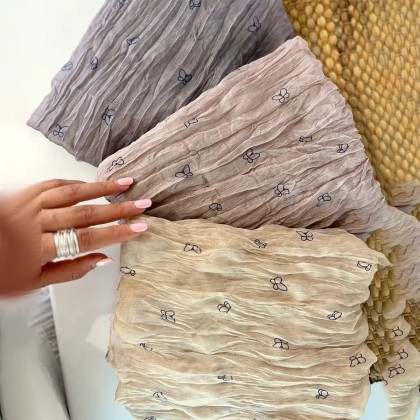 شال چروک پروانه ای سایمو زنانه 00550