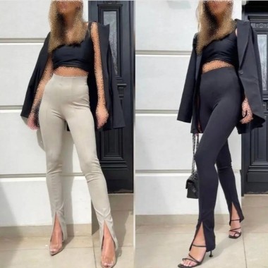 لگ کبریتی زنانه جلو چاک دار 40051 2