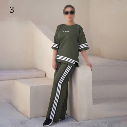 تیشرت شلوار زنانه مدل ملینا ( کاتالون )