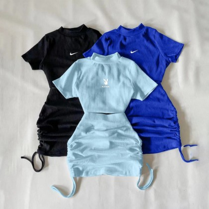 ست کراپ دامن گتدار زنانه 1490