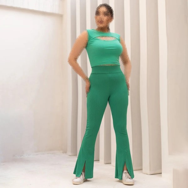 لگ کبریتی زنانه جلو چاک دار 40051